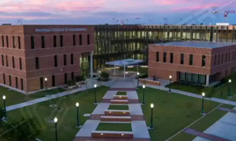 Large house with landscaped yard